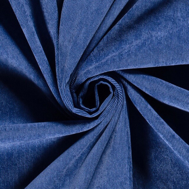 baby corduroy stretch uni kobalt