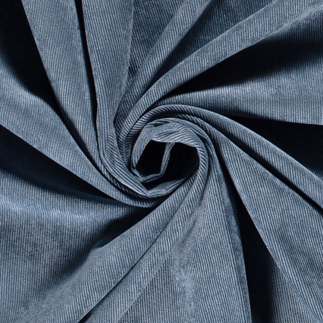Baby corduroy stretch uni indigo