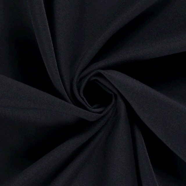 Bi-stretch gabardine marine/zwart