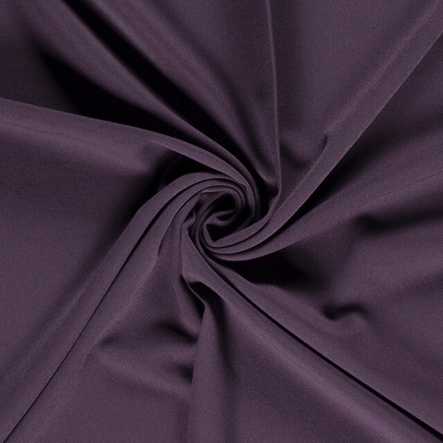 Bi-stretch gabardine paars