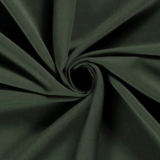 Bi-stretch gabardine donkergroen