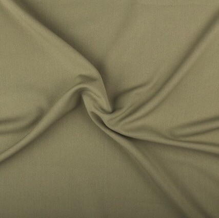 Bi-stretch gabardine kaki groen