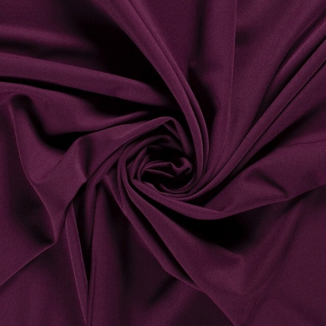 Bi-stretch gabardine bordeaux