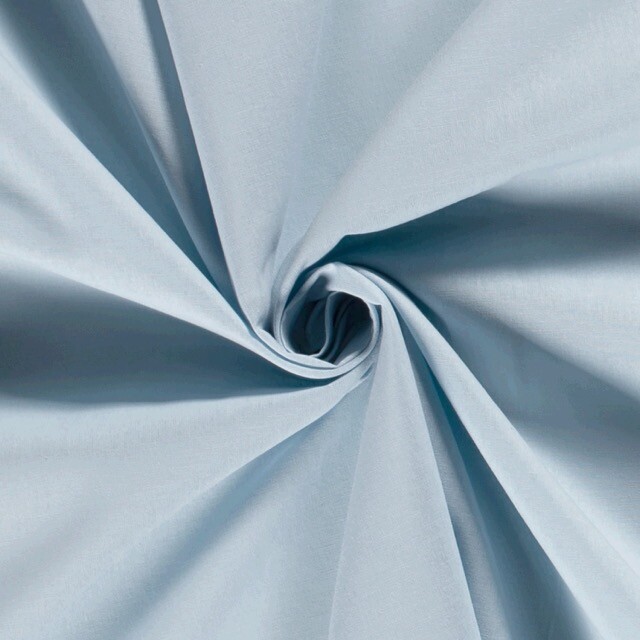 katoen uni babyblauw
