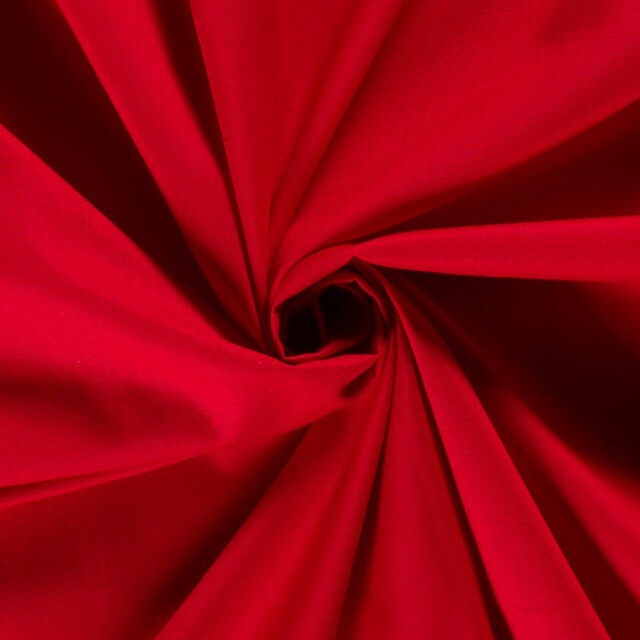 katoen uni rood