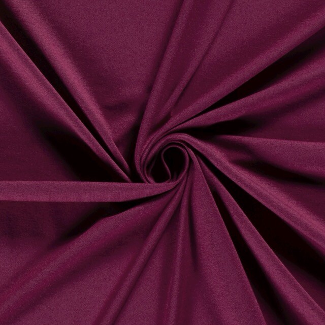 viscose tricot uni magenta