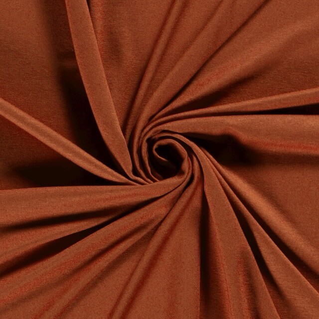 viscose tricot uni brick