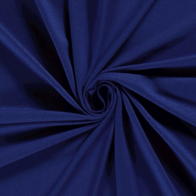 viscose tricot uni kobalt