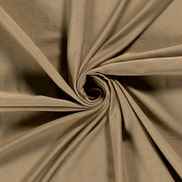 viscose tricot uni beige