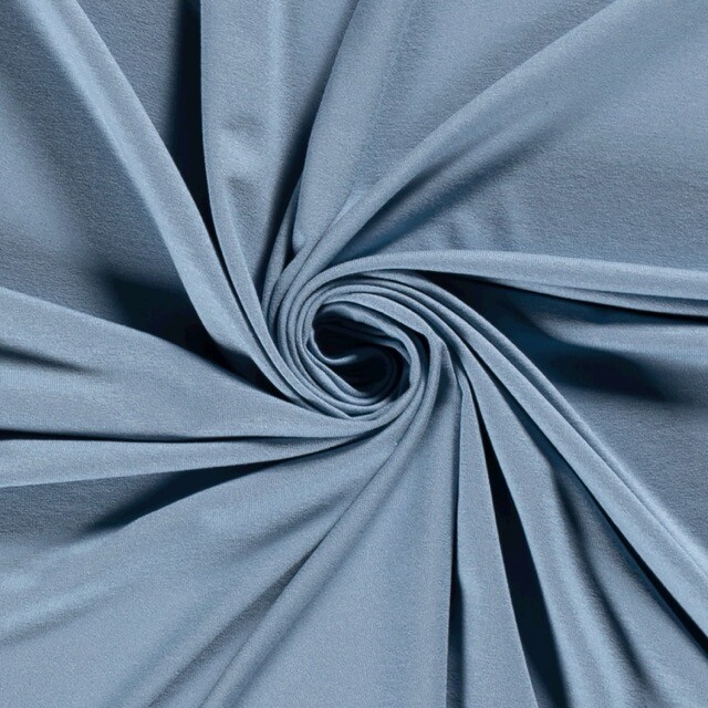 viscose tricot uni babyblauw