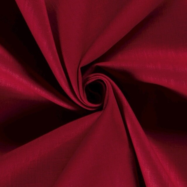 Linnen donkerrood