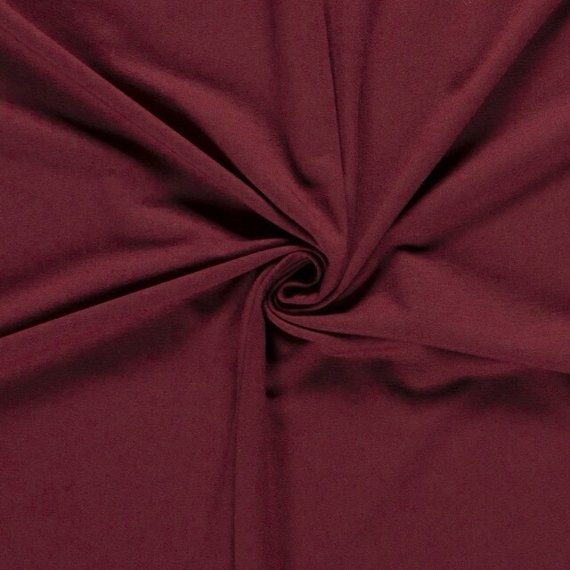 sweat/French Terry kersenrood