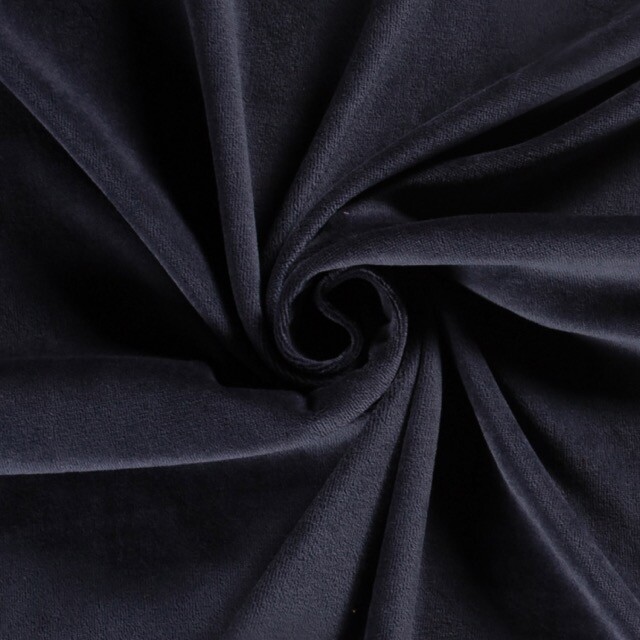 nicky velours uni marine