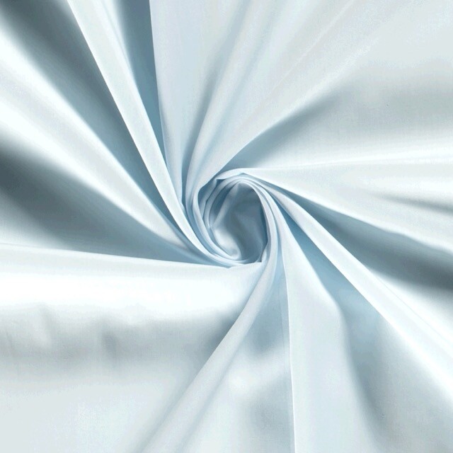 katoen poplin uni babyblauw