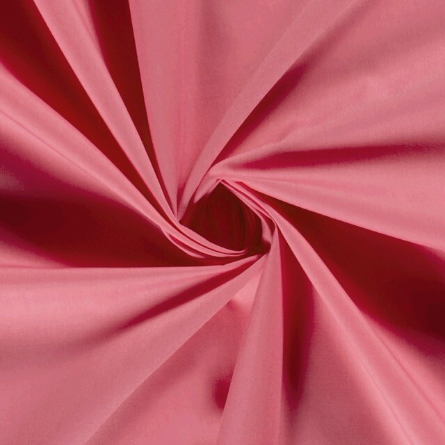katoen poplin uni fuchsia
