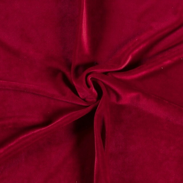 Fluweel donkerrood