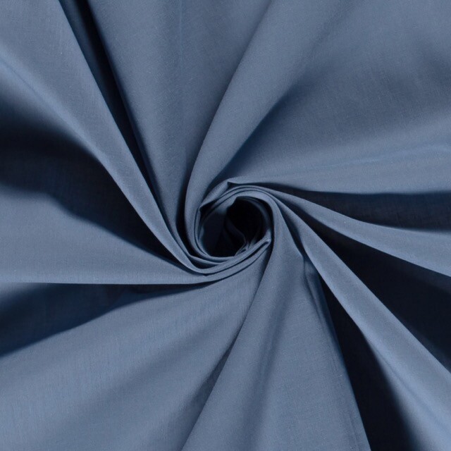 katoen voile uni indigo
