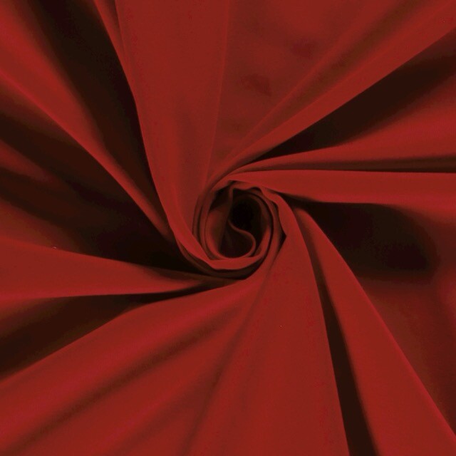 katoen tricot uni rood