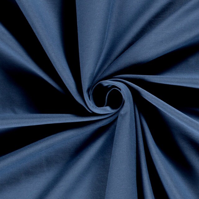 katoen tricot uni indigo