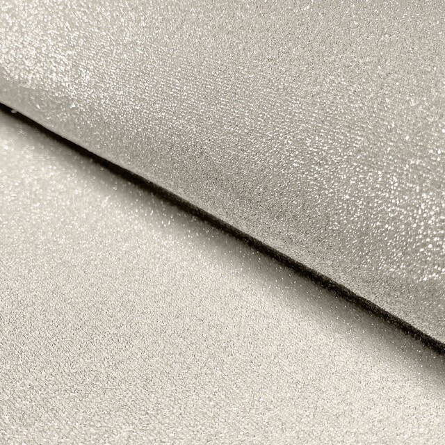 Glitter jersey lurex lichtgrijs/zilver