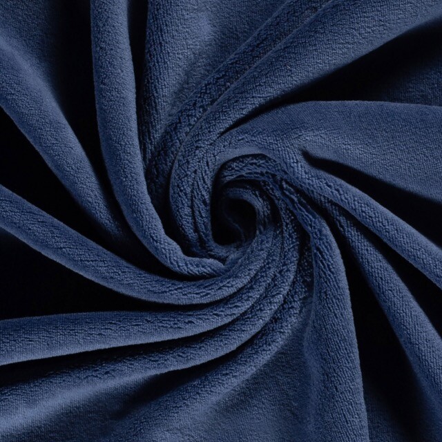 coral fleece uni indigo
