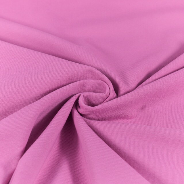 katoen tricot uni roze