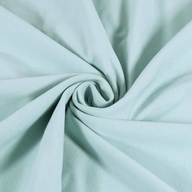 Katoen tricot uni lichtgroen