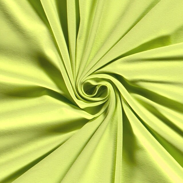 katoen tricot uni lime