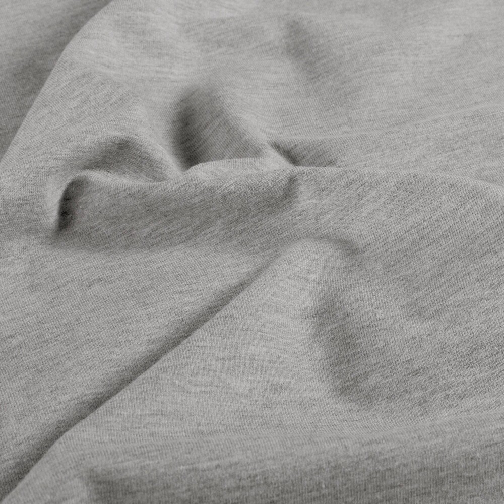 Tricot melange lichtgrijs