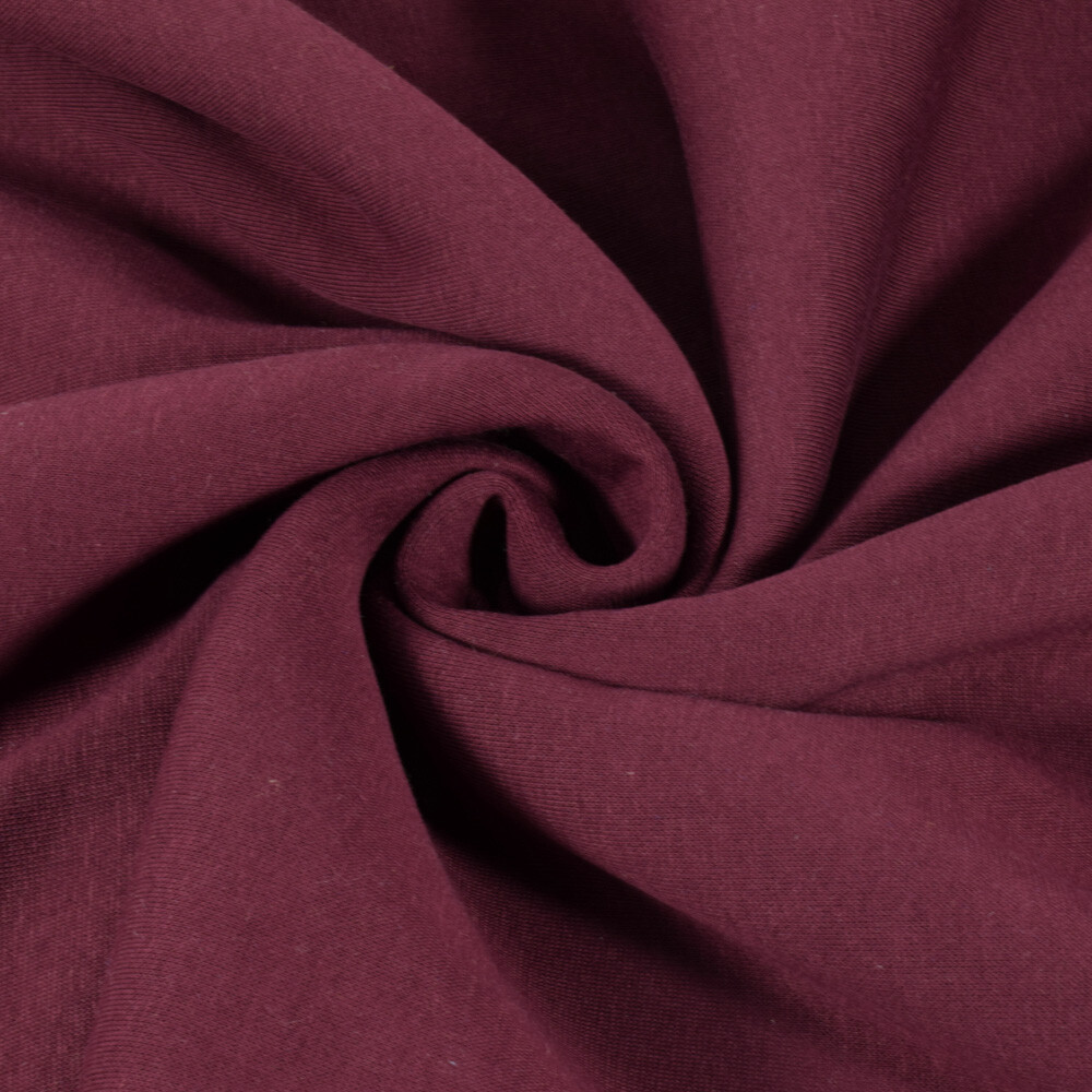 Joggingstof wijnrood