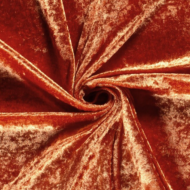 Velours de panne brick