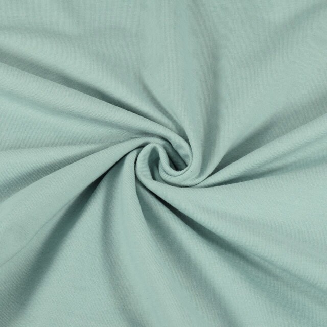 Katoen tricot melange mint