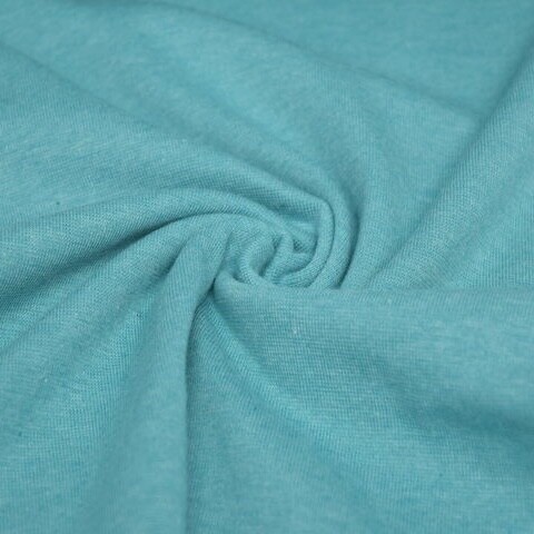 50x70 cm boordstof melange turquoise