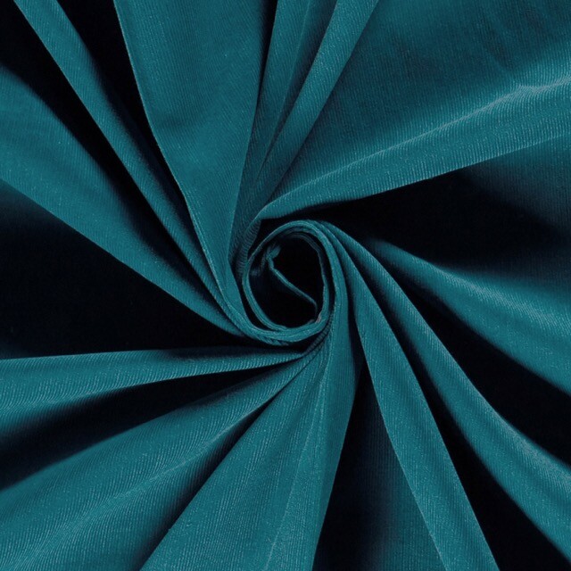 Baby corduroy uni petrol