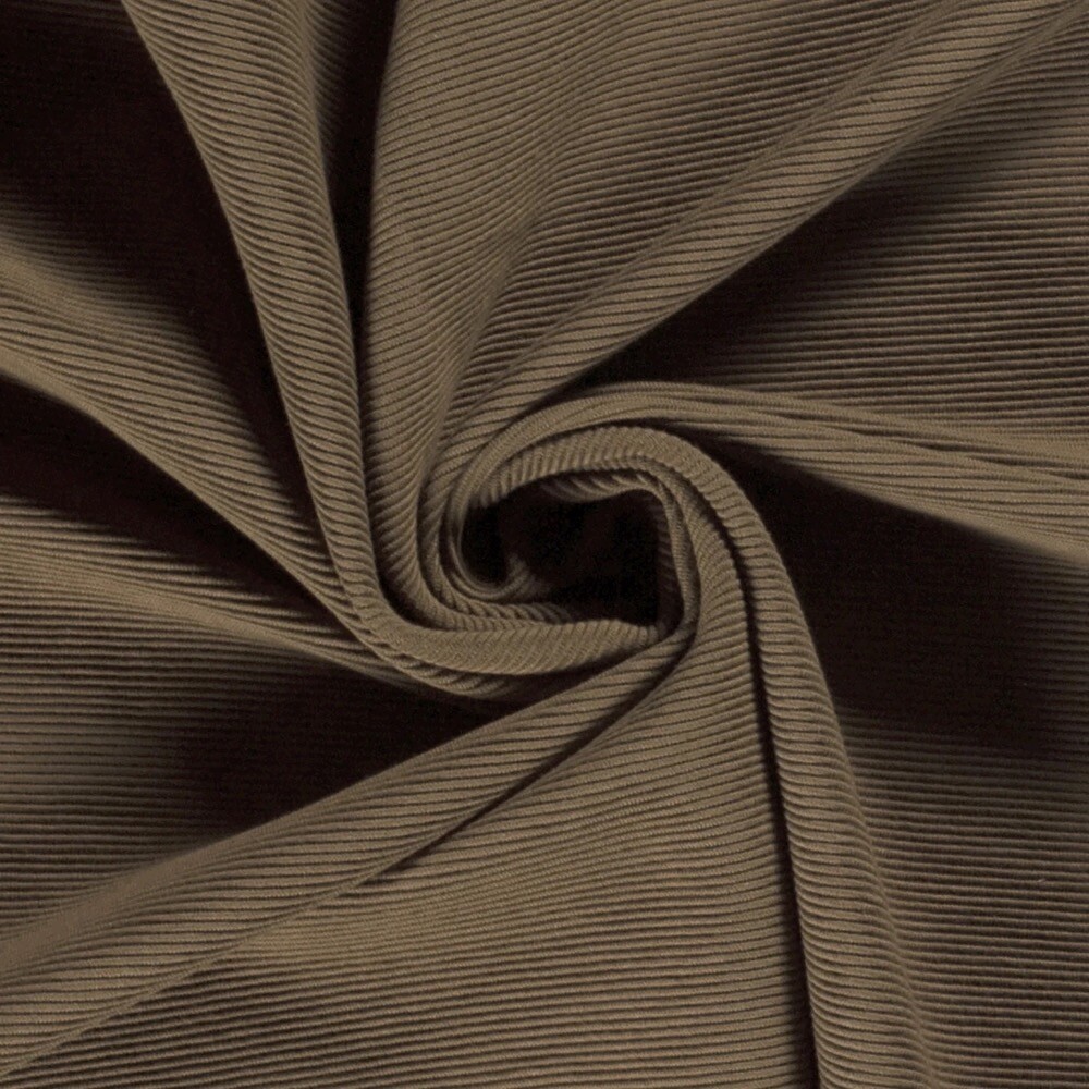 Ottoman Rib Jersey Taupe