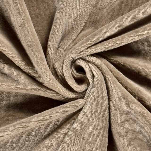 bamboe badstof fleece camel