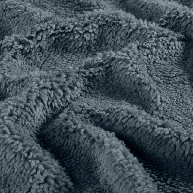 sherpa fleece uni indigo