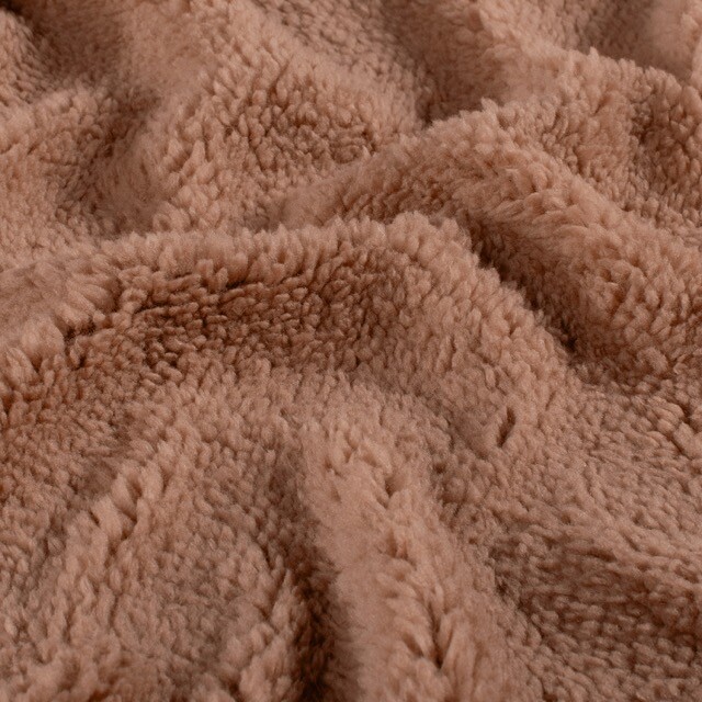 sherpa fleece uni terra roze
