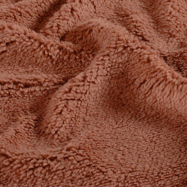 sherpa fleece uni oudroze