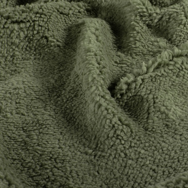 sherpa fleece uni bosgroen