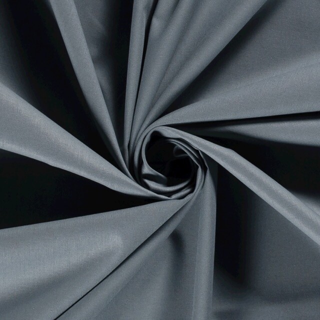 Katoen Poplin effen indigo