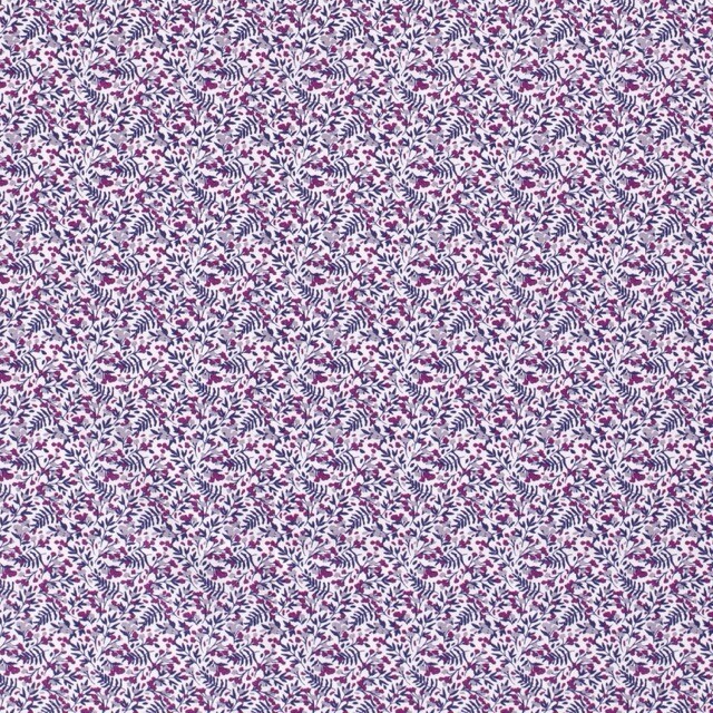 katoen poplin bedrukt bloemen lichtgrijs
