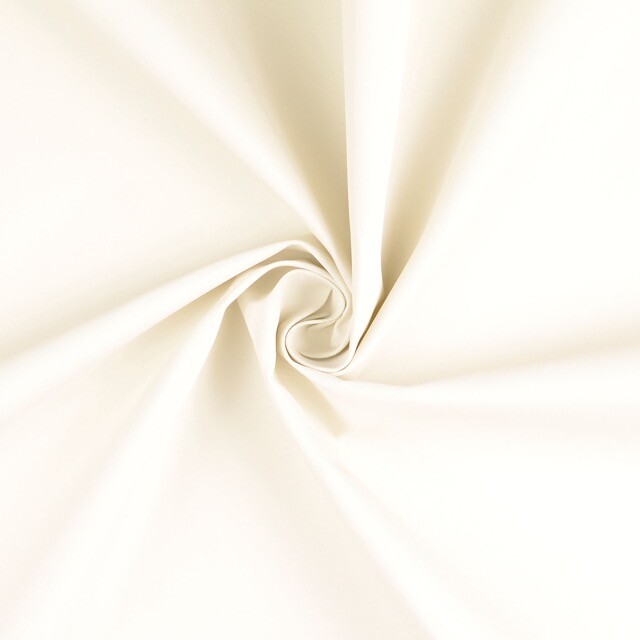 Outdoor stof gecoat uni wit