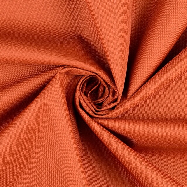 Outdoor stof gecoat uni koper