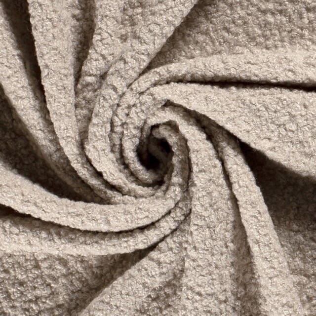 fijngebreide bouclé uni beige