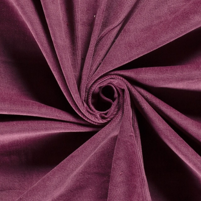 Ribcord fijn stretch magenta