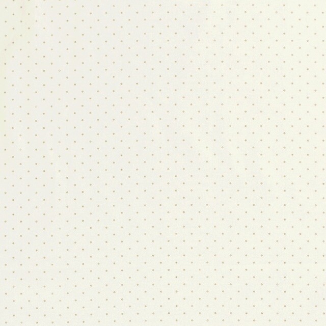 Katoen poplin christmas stipjes offwhite/goud