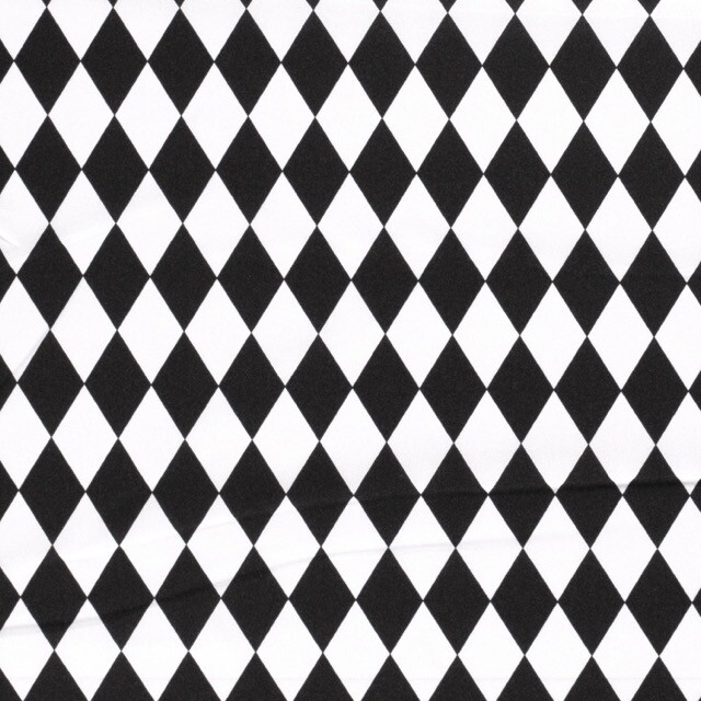 Burlington texturé ruiten zwart/wit