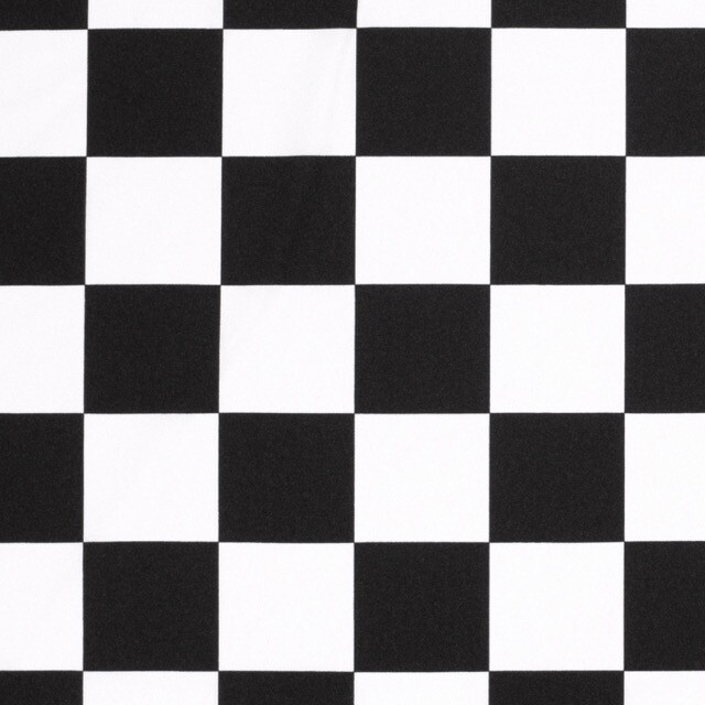 Burlington texturé geblokt zwart/wit