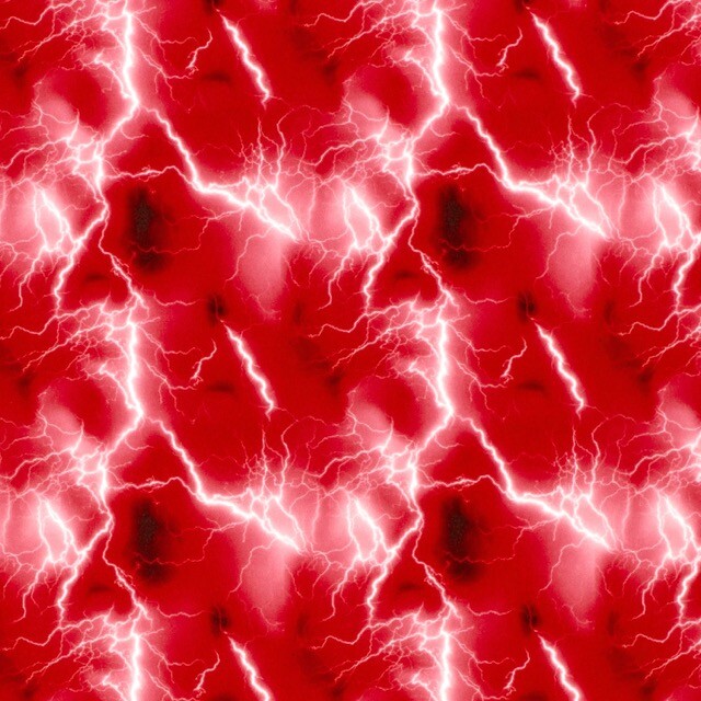 Polyester jersey bliksem rood